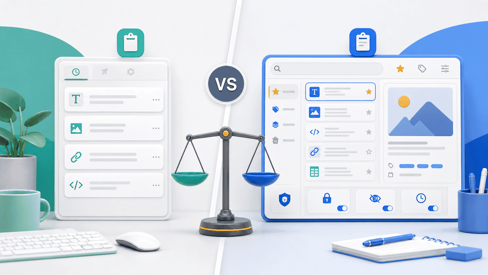 clipboard manager versus built-in clipboard history comparison